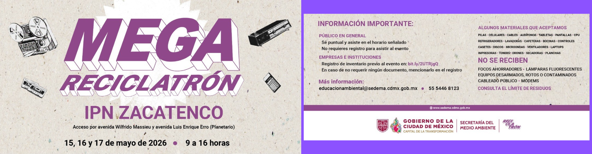 Mega reclatrón IPN Zacatenco
